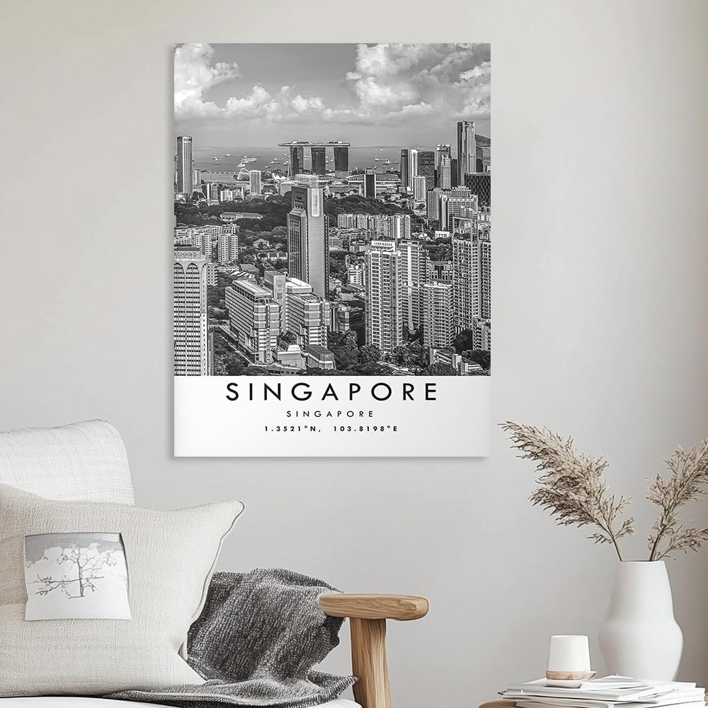 Amazon.co.jp: YakuWolf シンガポール旅行プリント、シンガポール